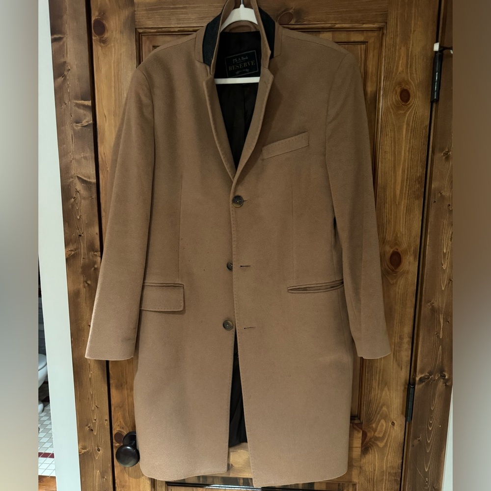 100% Cashmere Camel Coat